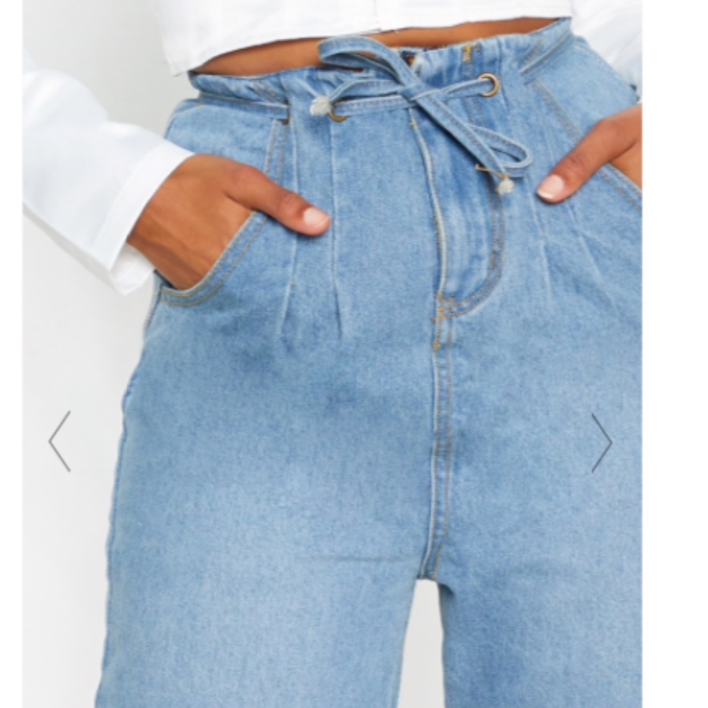 PRETTY LITTLE THING High Waisted Balloon Jeans - Picture 4 of 15